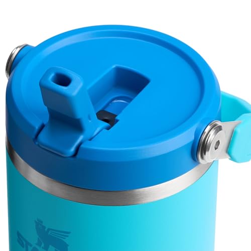 Stanley IceFlow Flip Straw Tumbler with Handle 30 oz | Twist On Lid and Flip Up Straw | Leak Resistant Water Bottle | Insulated Stainless Steel |BPA-Free | Lilac