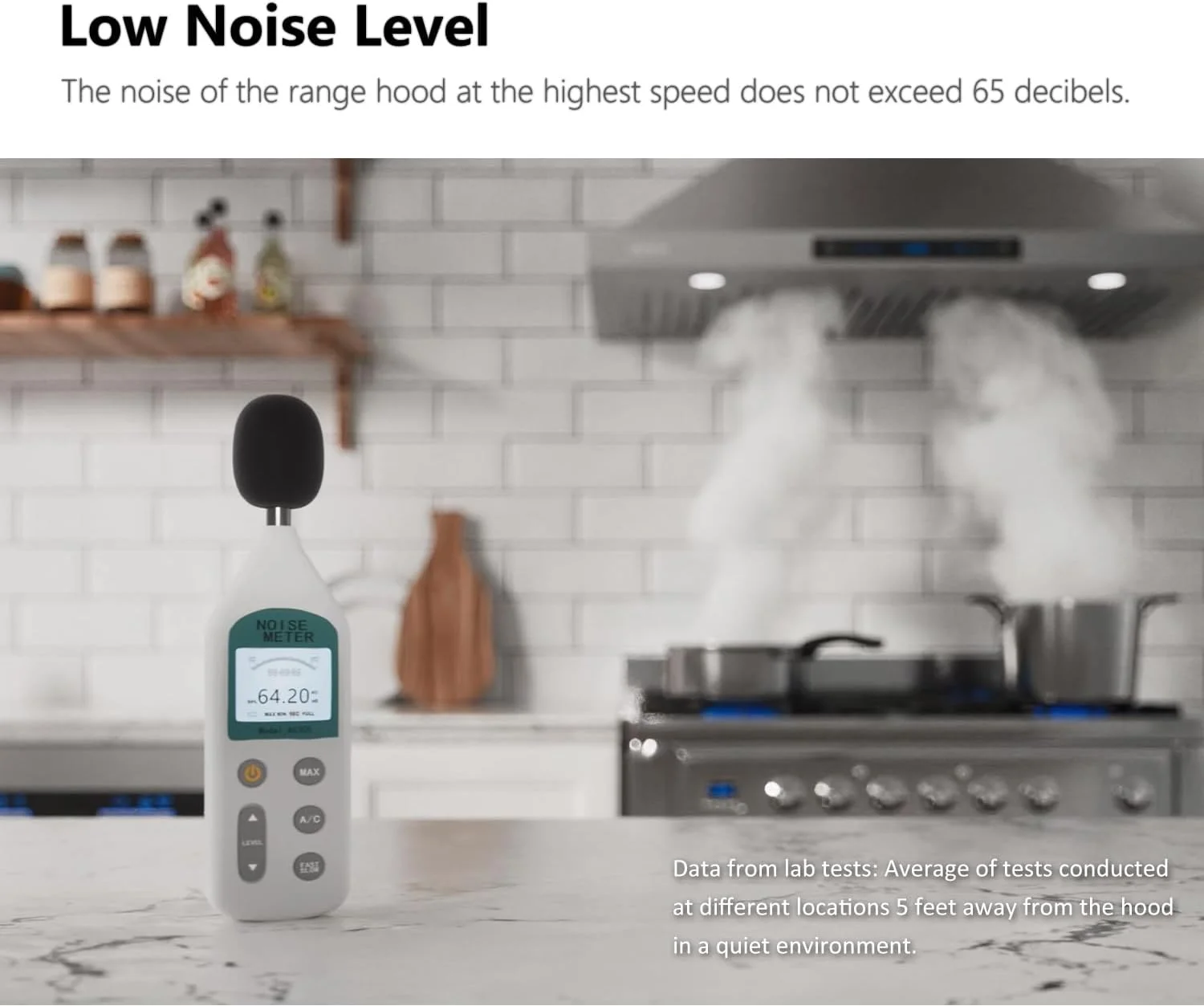 IKTCH 30 inch Wall Mount Range Hood 900 CFM Ducted/Ductless Convertible, Kitchen Chimney Vent Stainless Steel with Gesture Sensing & Touch Control Switch Panel, 2 Pcs Adjustable Lights(IKP02-30)