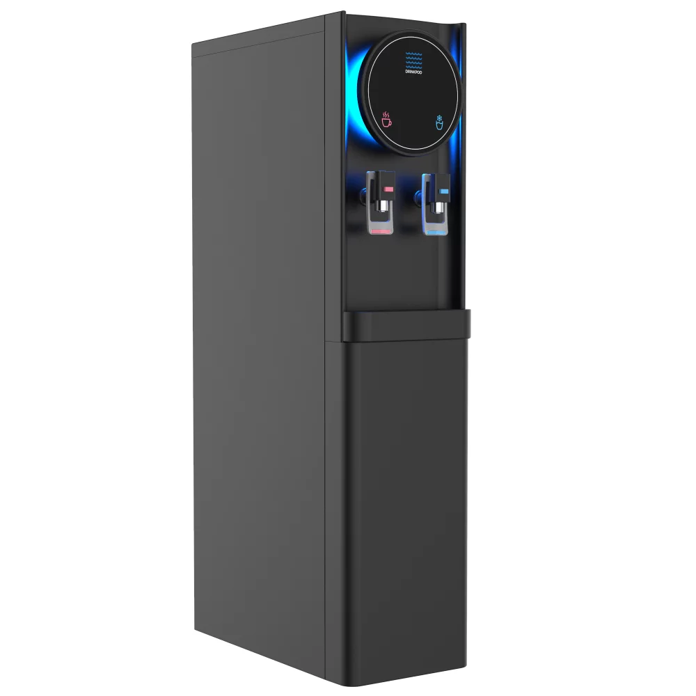 Drinkpod Bottleless Water Cooler Dispenser Ultra Membrane 3+ Filtration Water Cooler Hot & Cold Temps. Exclusive Option To Connect To Other Appliances Color; Black