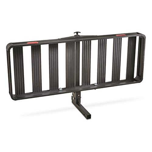 Guide Gear Folding Utility Trailer, Hitch Cargo Carrier, Truck Camping, Aluminum