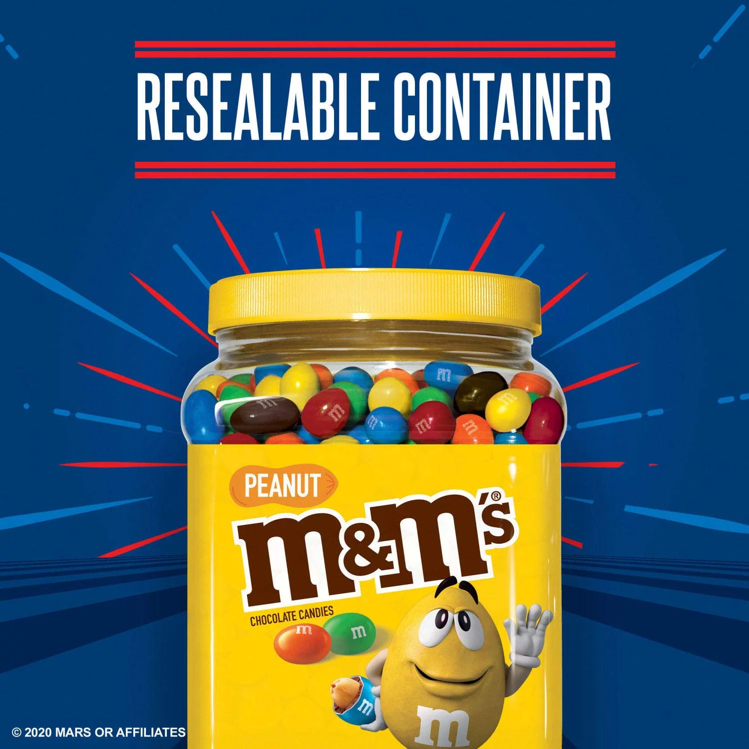 M&M'S Peanut Jar, 62 oz.