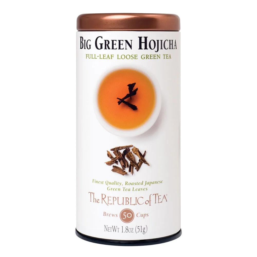 Big Green Hojicha Full-Leaf Tea, 1.8 Ounces / 50-60 Cups