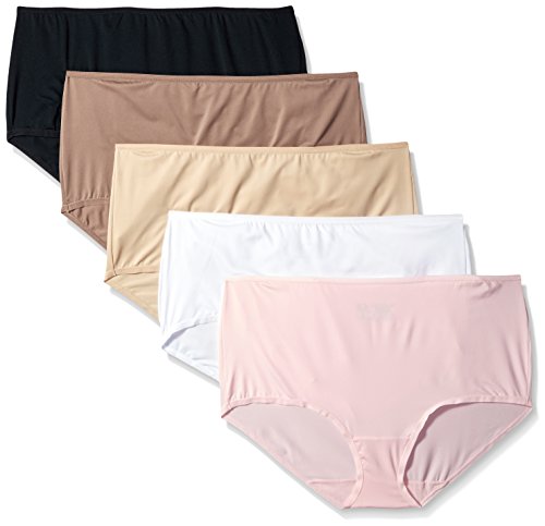 Fruit of the Loom womens Fruit of the Loom Women's 5 Pack Microfiber Brief Panties