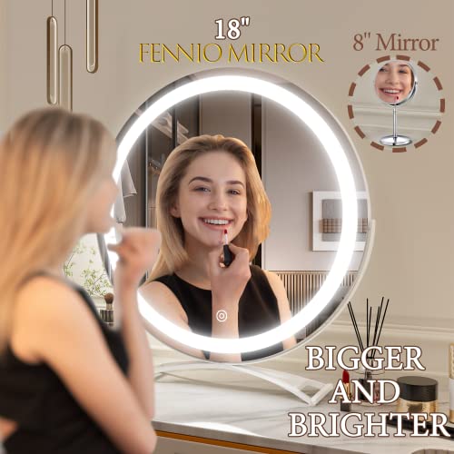 FENNIO Vanity Mirror with Lights, 17