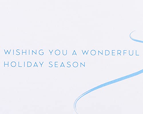 Papyrus Petite Holiday Cards Boxed with Envelopes, Wonderful Holiday, Wreath (20-Count)