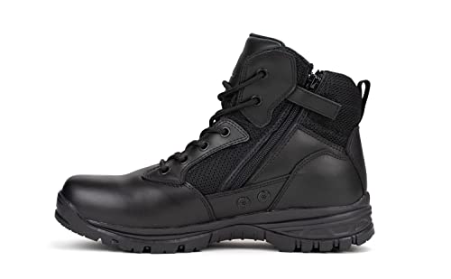 RYNO GEAR Tactical Combat Military Boots with CoolMax Lining, Contrast Stitching and Slip Resistant Sole