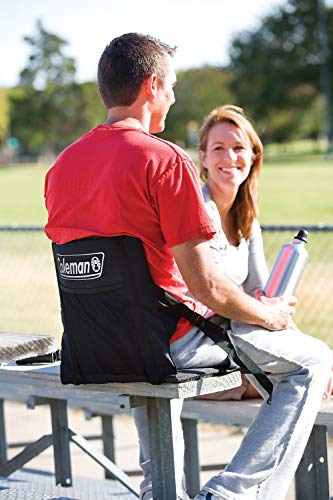 Coleman Portable Stadium Seat Cushion | Lightweight Padded Seat for Sporting Events and Outdoor Concerts | Bleacher Cushion with Backrest