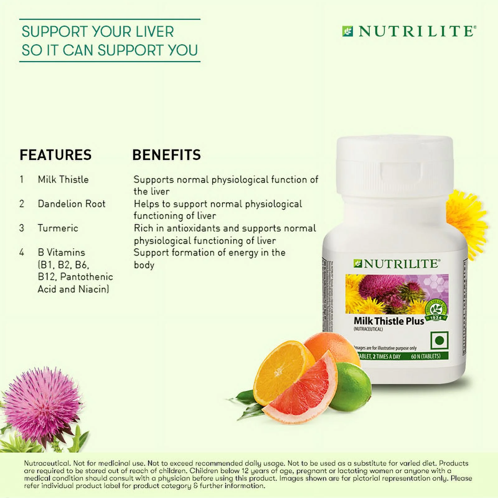 Amway NUTRILITE Milk Thistle Plus