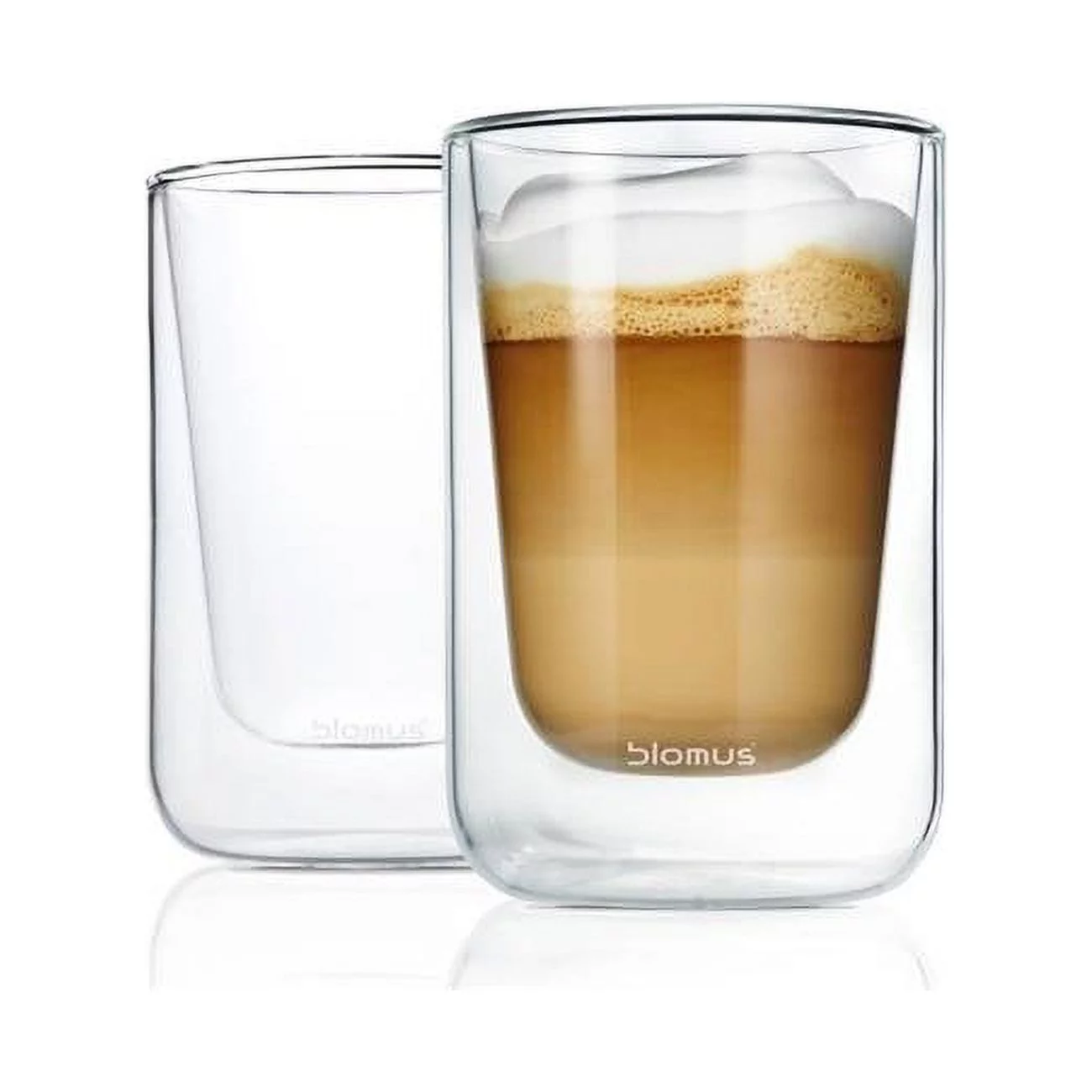 Insulated Cappuccino Tea Glasses, Set of 2