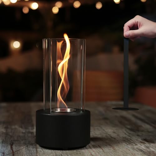 Tornado Table Top Firepit – Premium Tabletop Smokeless Firepit for Housewarming & Parties - Up to 2.5H Burn, Indoor & Outdoor Mini Tabletop Fire Pit, Great Birthday, Balcony, Yard & Home Decor Gift