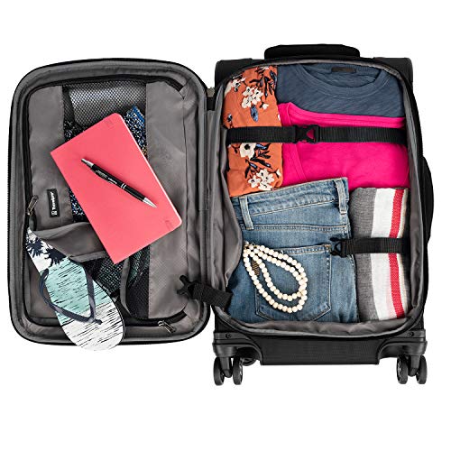 Travelpro Tourlite Softside 2-Piece Set, Expandable Luggage with 4 Spinner Wheels, Lightweight Suitcase, 21