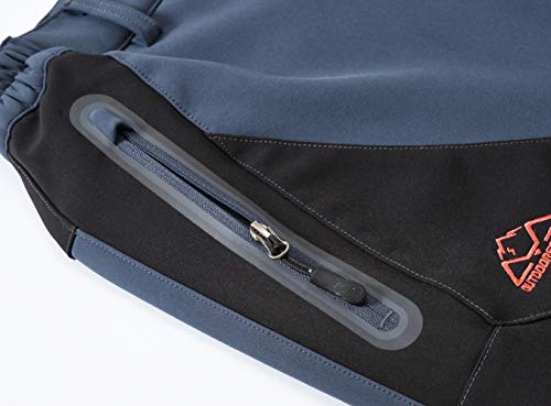 TBMPOY Women's Ski Snow Pants Waterproof Windproof Hiking Warm Fleece Lined Softshell Insulated Pant