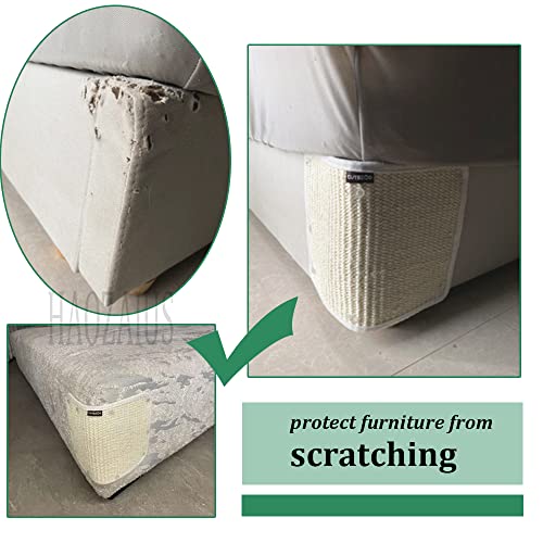 Cat Scratcher Mat Sofa Protector Natural Sisal Cat Scratching Mat Cat Scratch Couch Cover Heavy Duty Couch Guard Easy Installation Scratch Pad for Grinding Claws Protecting Furniture
