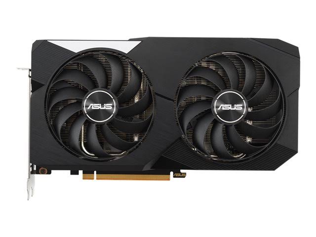 ASUS DUAL-RX6600-8G - Graphics card - Radeon RX 6600 - 8 GB GDDR6 - PCIe 4.0 - HDMI, 3 x DisplayPort
