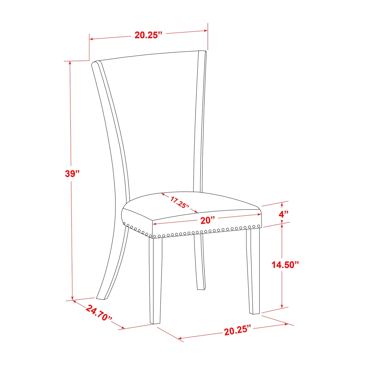 East West Furniture Antique 3-piece Wood Dining Set in Mahogany/Light Sable