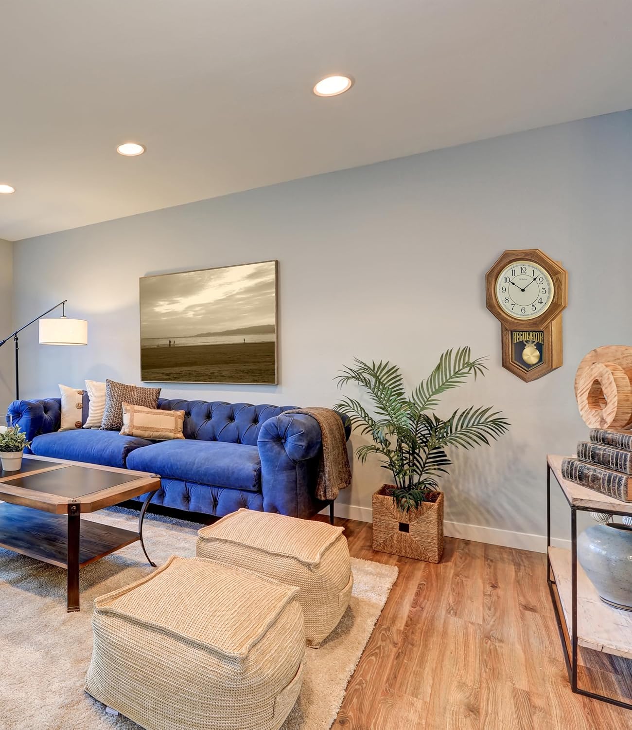 Bulova Clocks Model C3545 Thomaston, Golden Oak