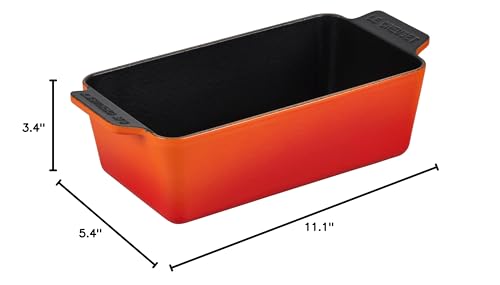 Le Creuset Enameled Cast Iron Signature Loaf Pan, 2qt., Cerise