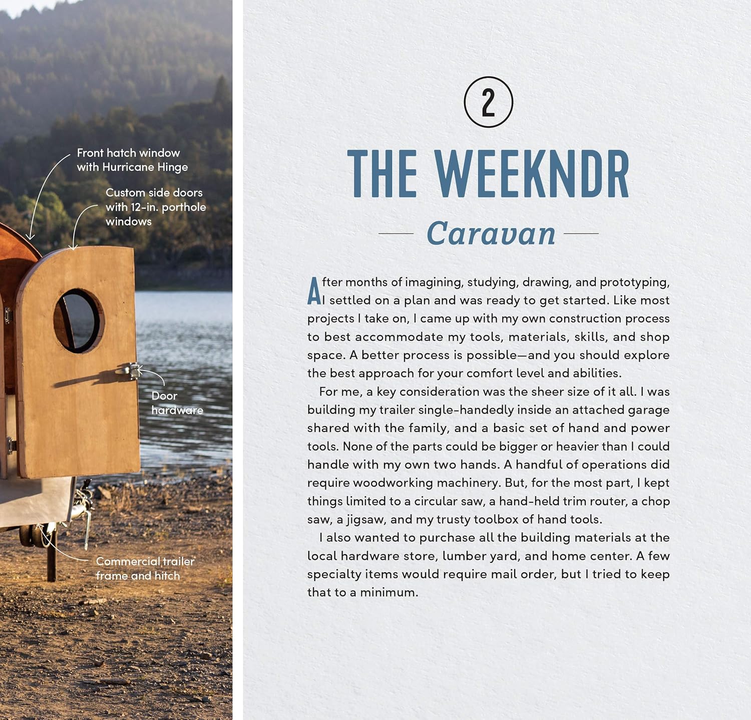 The Handmade Teardrop Trailer: Design & Build a Classic Tiny Camper from Scratch