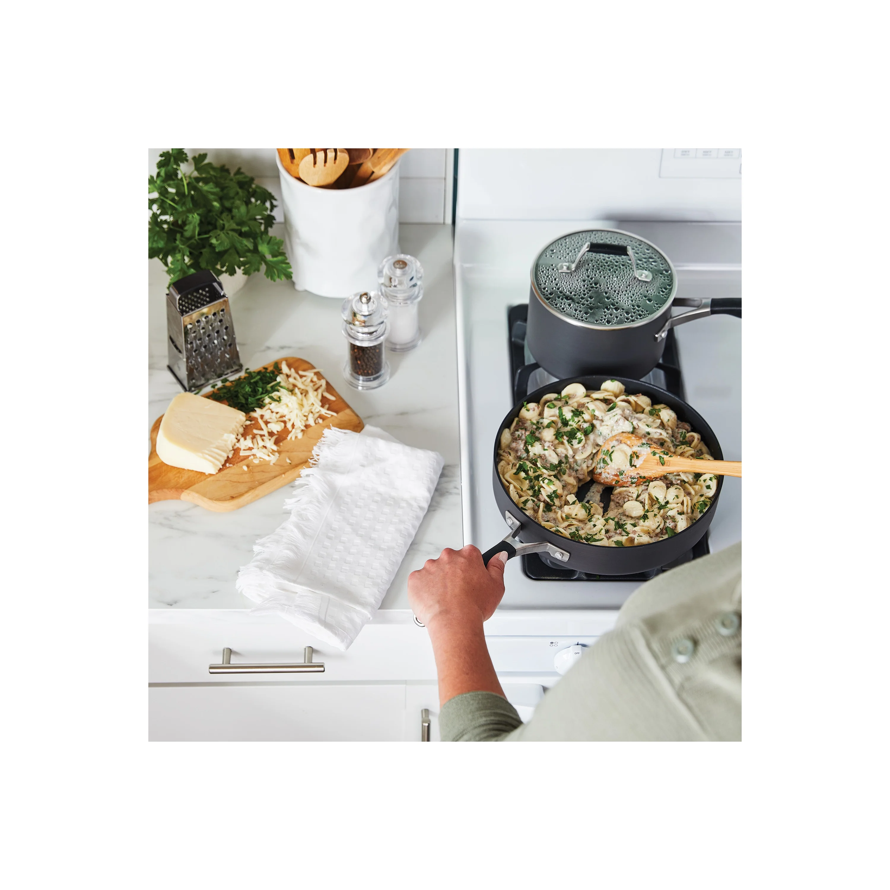 Select by Calphalon AquaShield Nonstick Cookware, 10-Piece Set