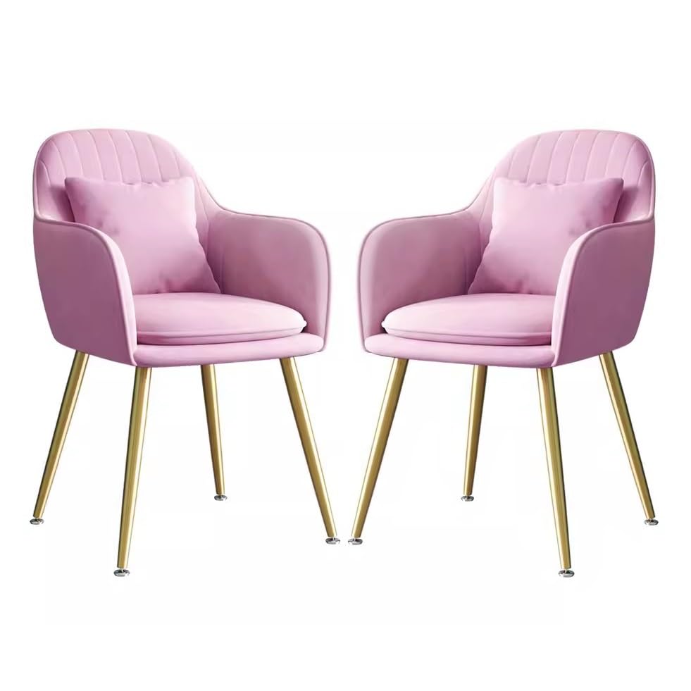 Leather Kitchen Chairs Modern Style Lazy Makeup Stool Livingroom Furniture Hotel Nail Shop Sofa Chair Nordic Dining Chair Backrest Flannel Fabric Chair armrest Dining Chair Velvet (Color : C)