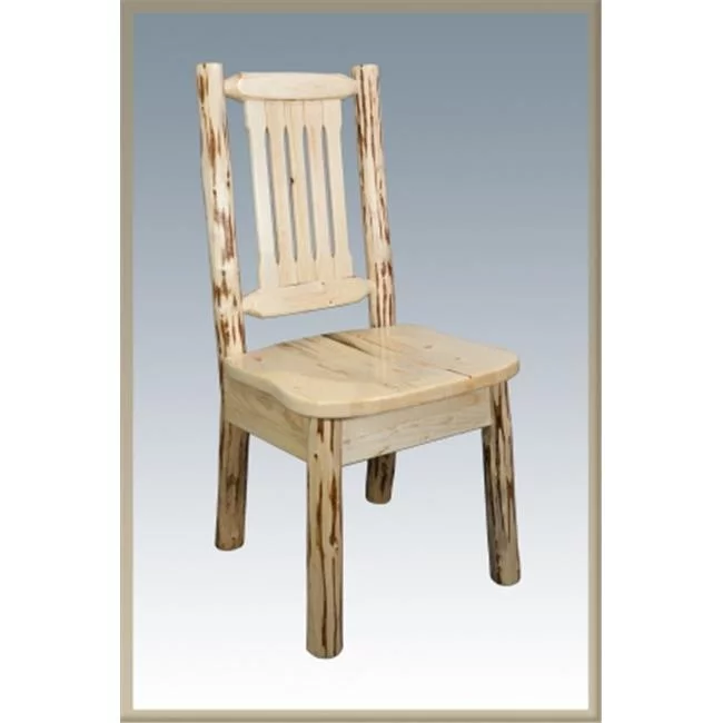 Montana Collection Side Chair  Dining or Desk Ready to Finish Standard Wooden Seat