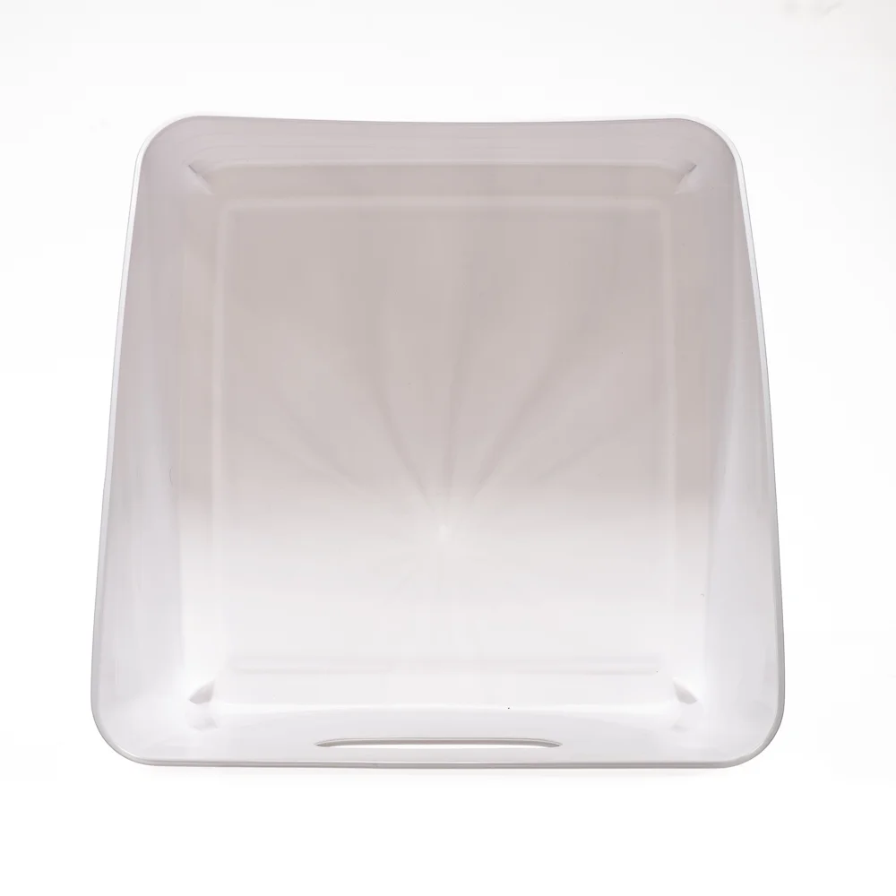 Mainstays Flexible Plastic Closet Bin, White, 4 pack