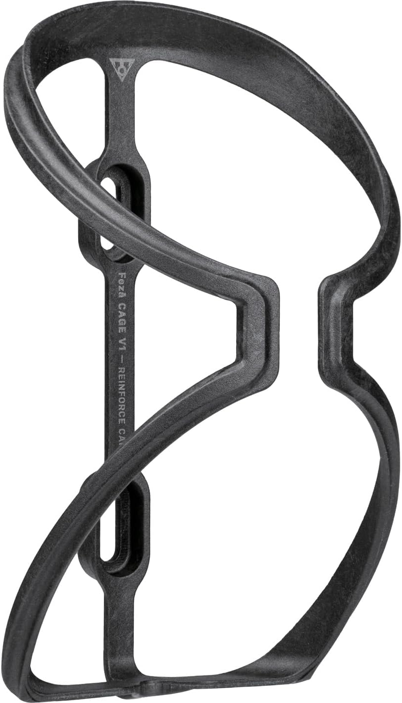 Topeak Feza Carbon Cage V1, Bicycle Water Bottle Cage, Black