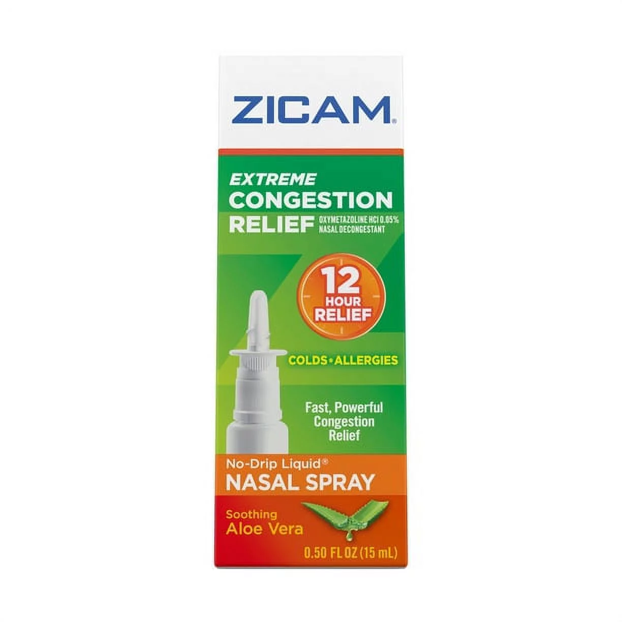 Zicam Extreme Congestion Relief No-Drip Liquid Nasal Spray, 0.5 oz, 4 Pack