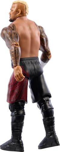 Mattel WWE Solo Sikoa Action Figure, Main Event Series #151 6-inch Collectible with 10 Articulation Points & Life-Like Look