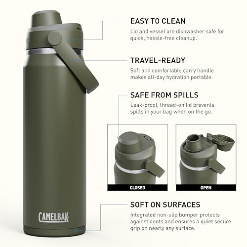 CamelBak Thrive Chug Insulated Stainless Steel Water Bottle Sky Blue, 32oz