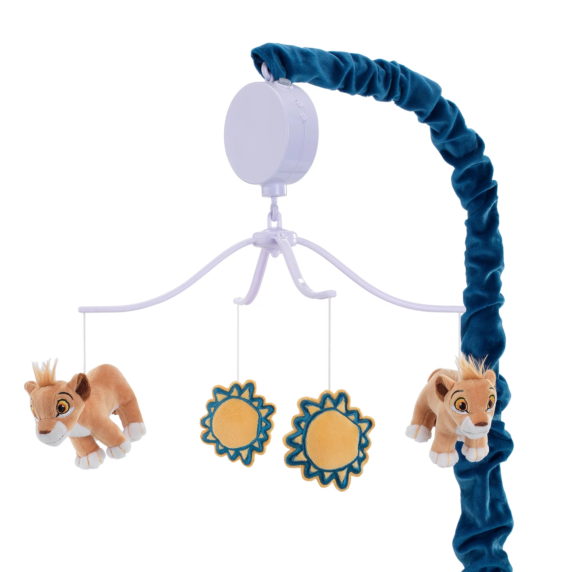 Disney Baby Lion King Adventure Musical Baby Crib Mobile by Lambs & Ivy - Blue