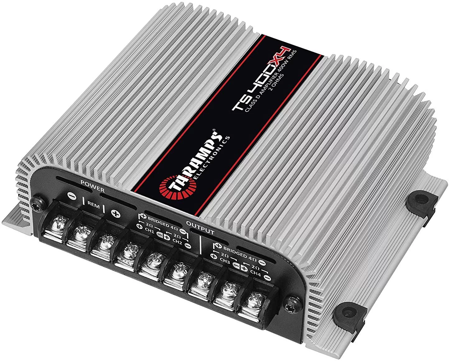 Taramps TS400X4 Full Range 2 Ohm 4 Channel 400W Class D Car Audio Amplifier