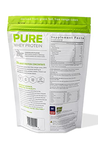 SFH Pure Whey Protein Powder Best Tasting 100% Grass Fed Whey | All Natural | 100% Non-GMO, No Artificials, Soy Free, Gluten Free