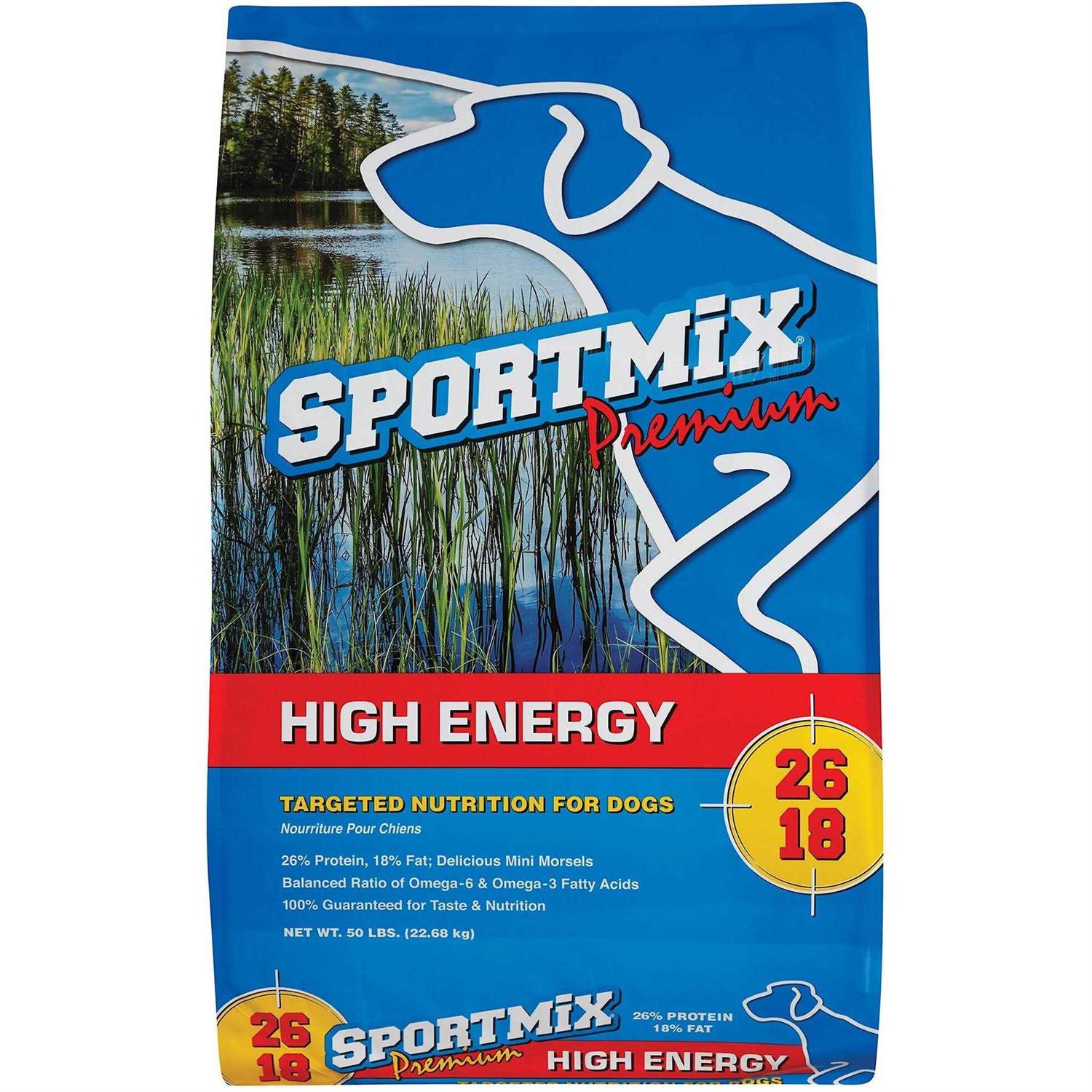 Sportmix Premium High Energy Adult Mini Chunk Dry Dog Food - Pet Supplies online store