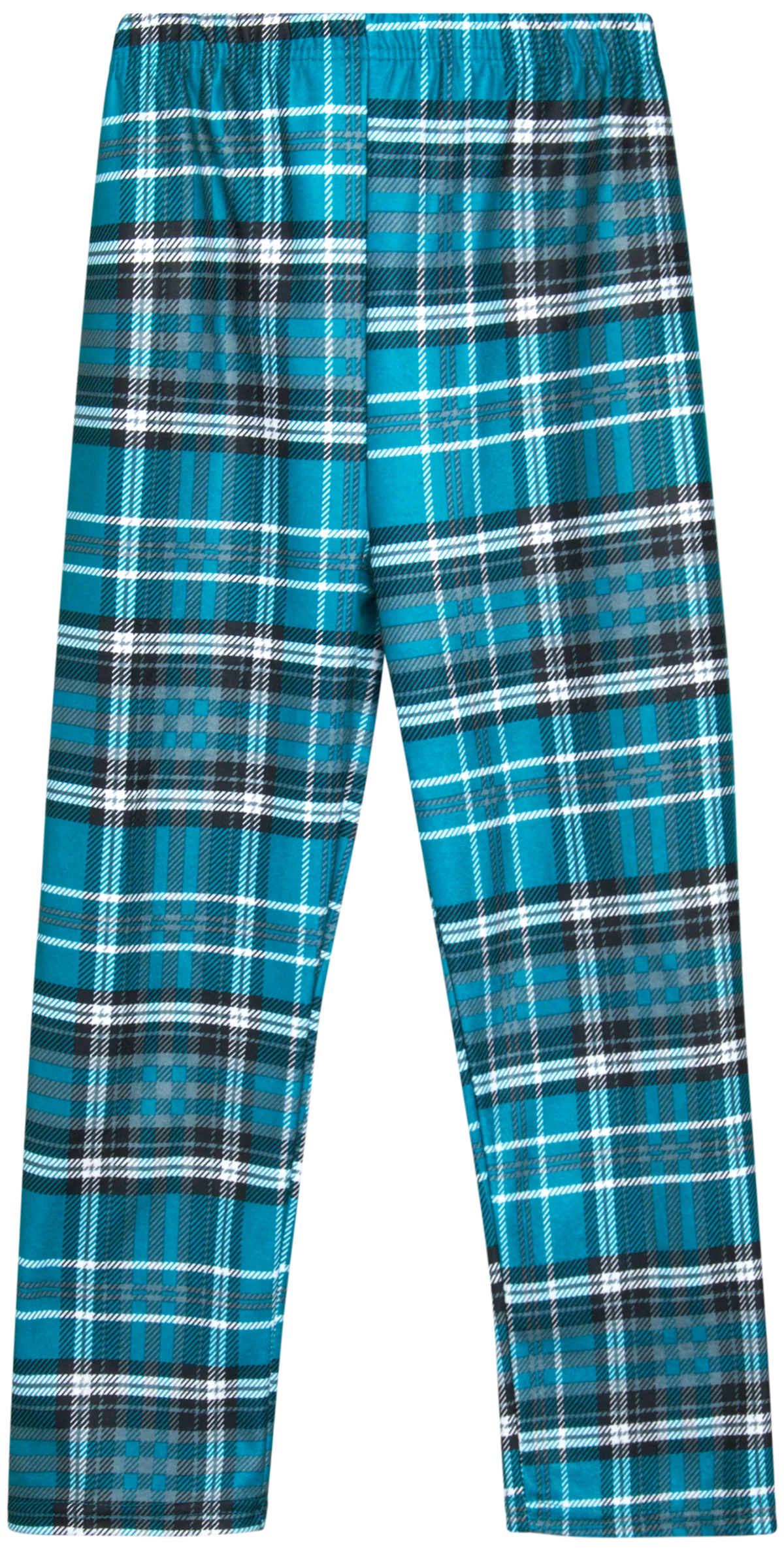 Quad Seven Boy's Flannel Fleece Pajamas - 4 Piece Long Sleeve Button Down Shirt and Pants Set (4-18)