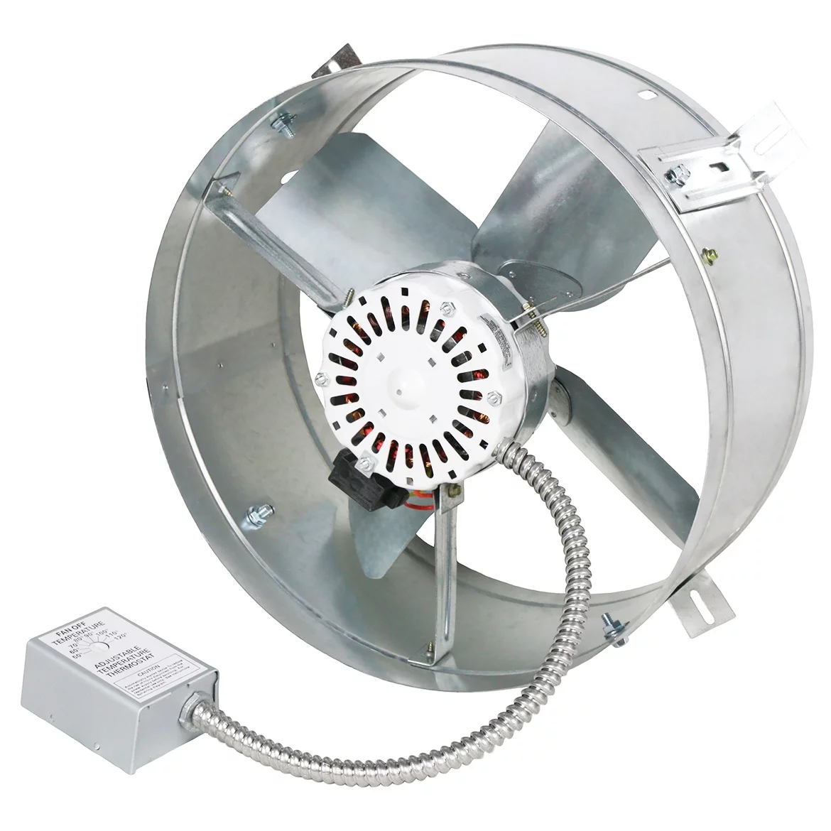 Maxx Air Gable Mount Power Attic Ventilator with 2.6-Amp 60-Hz Motor and 14-Inch Blade