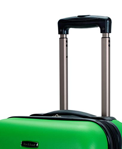 Rockland Melbourne Hardside Expandable Luggage with Spinner Wheels, 2TONENAVY, 2 Piece (20/28)