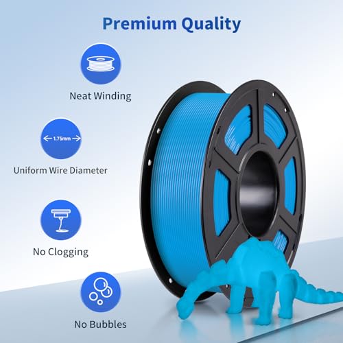 ANYCUBIC PLA+ 3D Printer Filament Bundle, PLA Plus 1.75mm Dimensional Accuracy +/- 0.02mm, Fit Most FDM 3D Printers, 1KG Spool, 2KG Gray+Gray