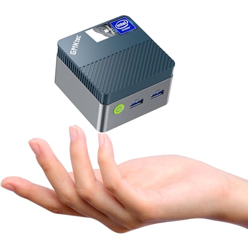GMKtec Mini PC N97 Windows 11 Pro Micro Desktop Computer, 12th Gen Intel N97 (up to 3.60GHz) 12GB DDR5+512GB SSD for Business, School, Office, Nucbox G5 12+512