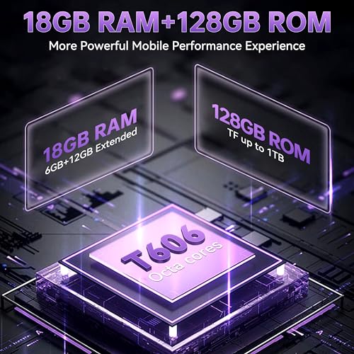 OUKITEL C51 Android 14 Smartphone - 6.8