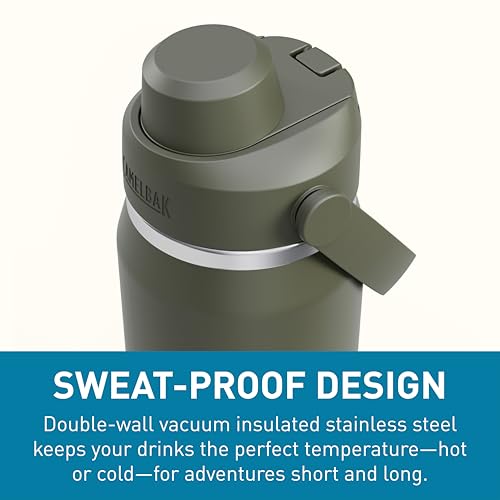 CamelBak Thrive Chug Insulated Stainless Steel Water Bottle Sky Blue, 32oz