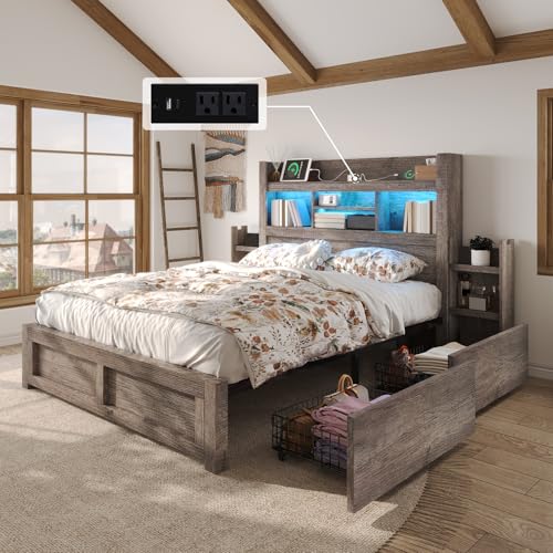 Queen Bed Frame with 49.6