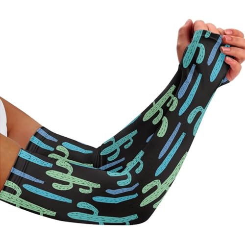 Annejudy Sun Protection Arm Sleeves for Men Women Gardening Cooling Sleeves Outdoor Sports Protective Sleeve Guard