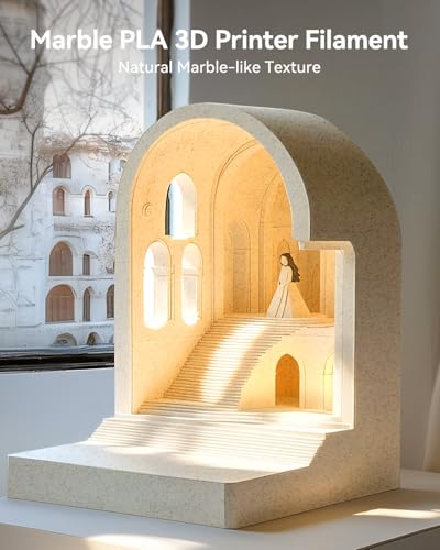 SUNLU Real Wood Fiber PLA Filament, Neatly Wound 1.75mm Dimensional Accuracy +/- 0.03mm, Fit Most FDM 3D Printers, 4kg in Total, 1kg per Spool, 4 Pack,（Wood+Fiber Cherry+Fiber Maple+Fiber Walnut）