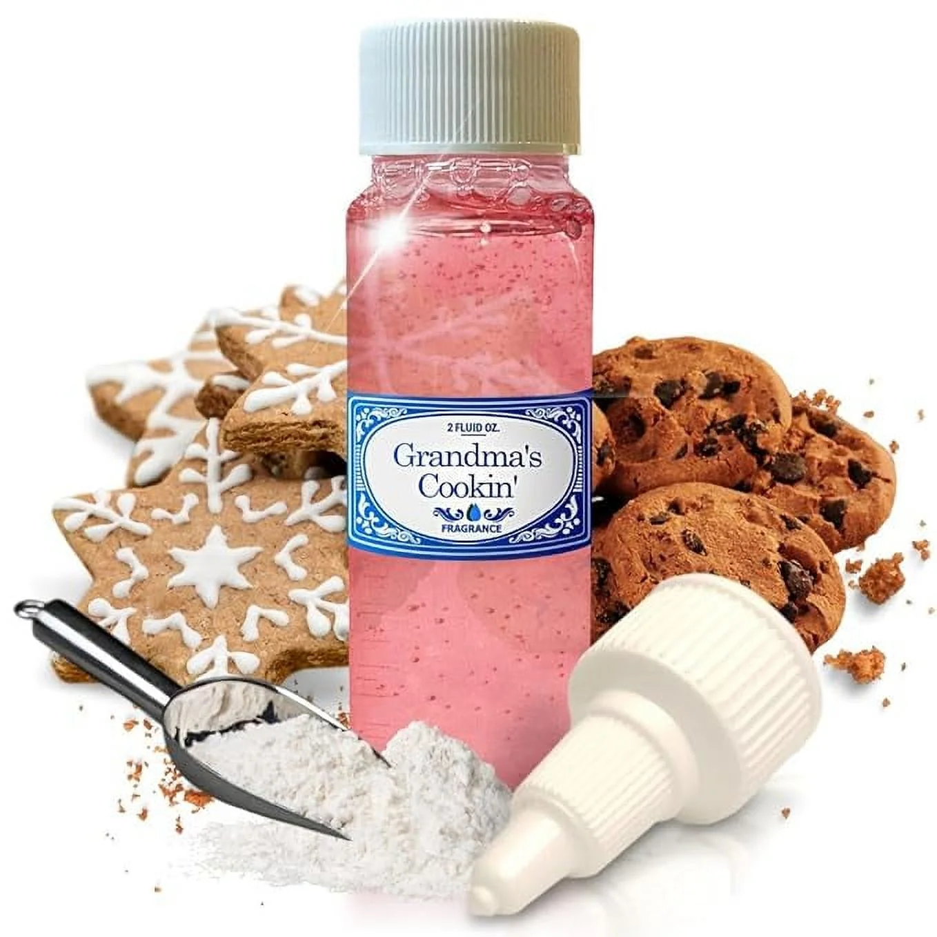 Thanksgiving Concentrated 2.0 fl oz Fragrances Pack Baked Apple, Pumpkin Pie, Grandma's Cooking & Buttercream, Use in Water Vacuums Like Hyla, Rainbow, Sirena, Diffusers