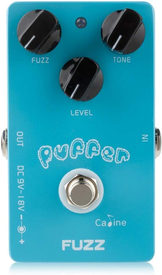 Caline Puffer Fuzz Electric Guitar Effects Pedal Blue CP-11