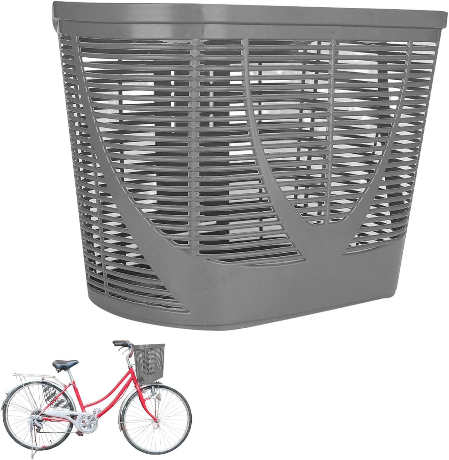 Mobility Scooter Basket,Bike Basket Mobility Scooter Basket Large Front Basket Replacement for Shopping Travelling Scooter Front Basket