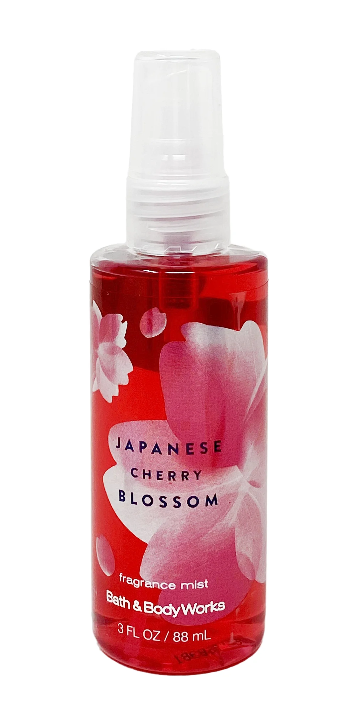 Bath & Body Works Japanese Cherry Blossom - Duo Set Travel Size - Fine Fragrance Mist and Body Cream With a Himalayan Salts Springs Sample Soap.