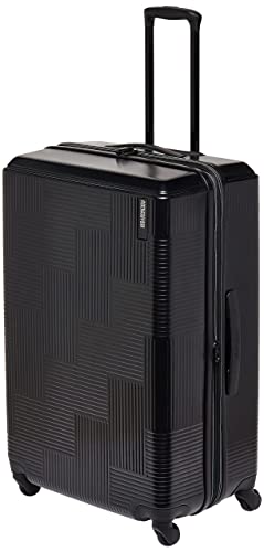 American Tourister Stratum XLT Expandable Hardside Luggage with Spinner Wheels, Jet Black, Carry-On 21-Inch