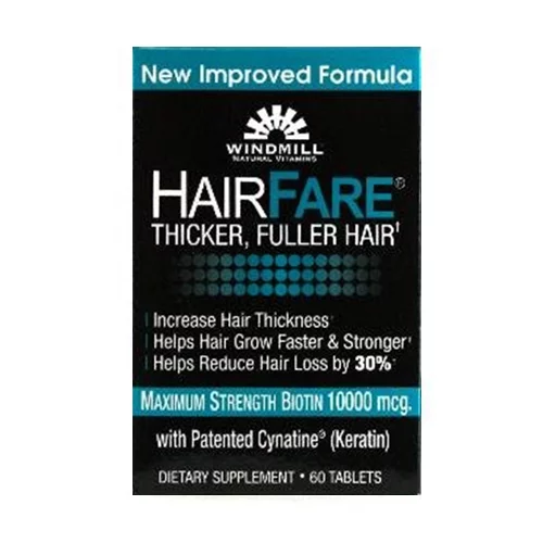 Windmill Hair Fare Vitamin Supplement Tablets For Hair - 60 Ea, 2 Pack